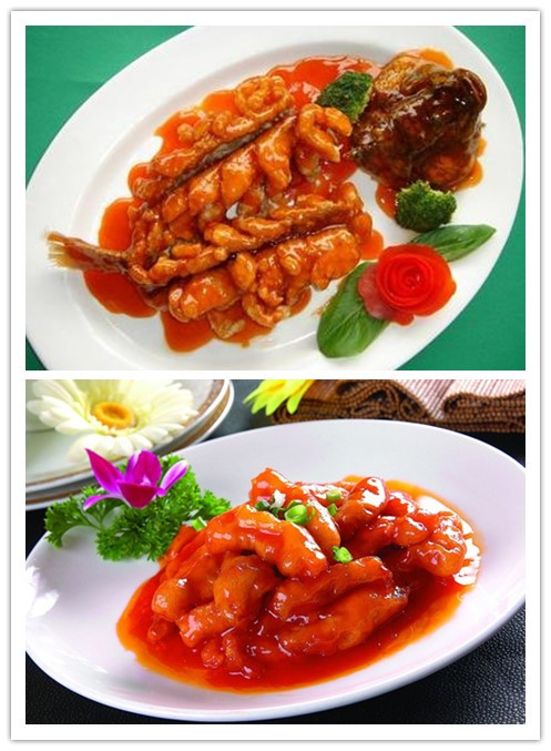 sweet and sour fish and pork